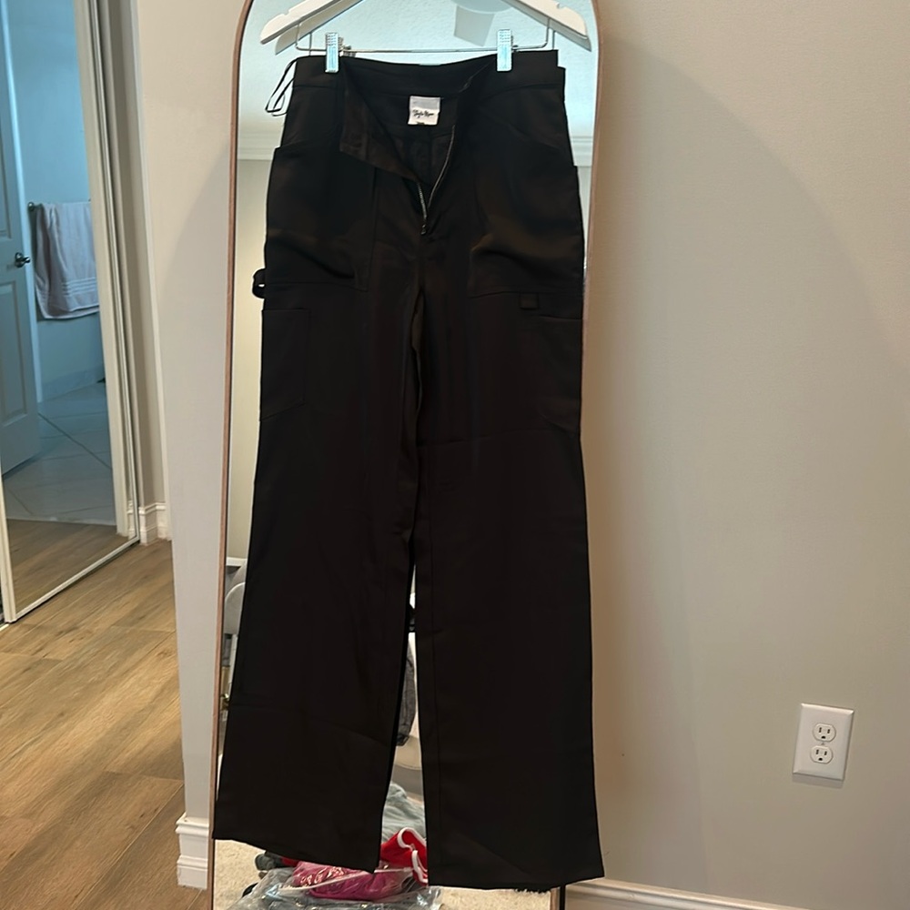 Sky To The Moon, silk like cargos, women’s size Small, never worn